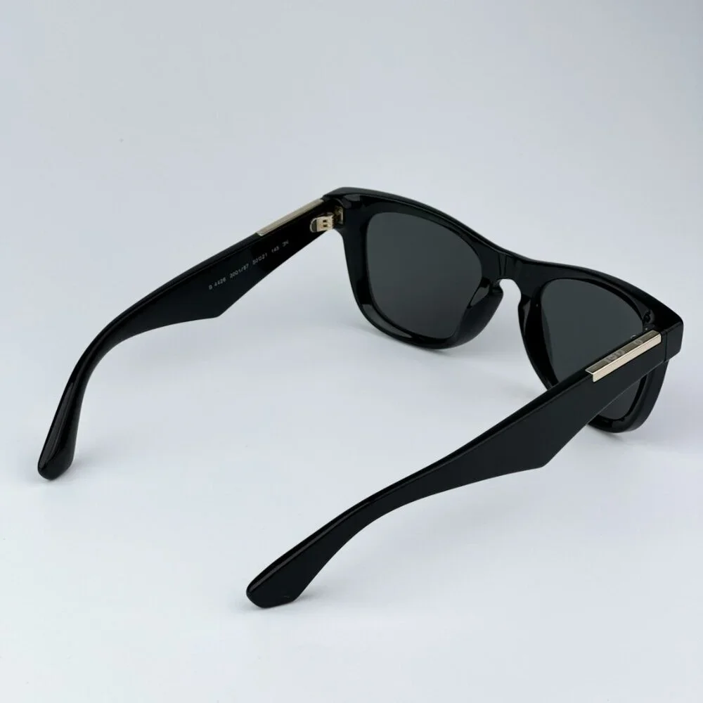 Burberry BE4426 300187 BRAND NEW Sunglasses Black Grey Square Unisex
